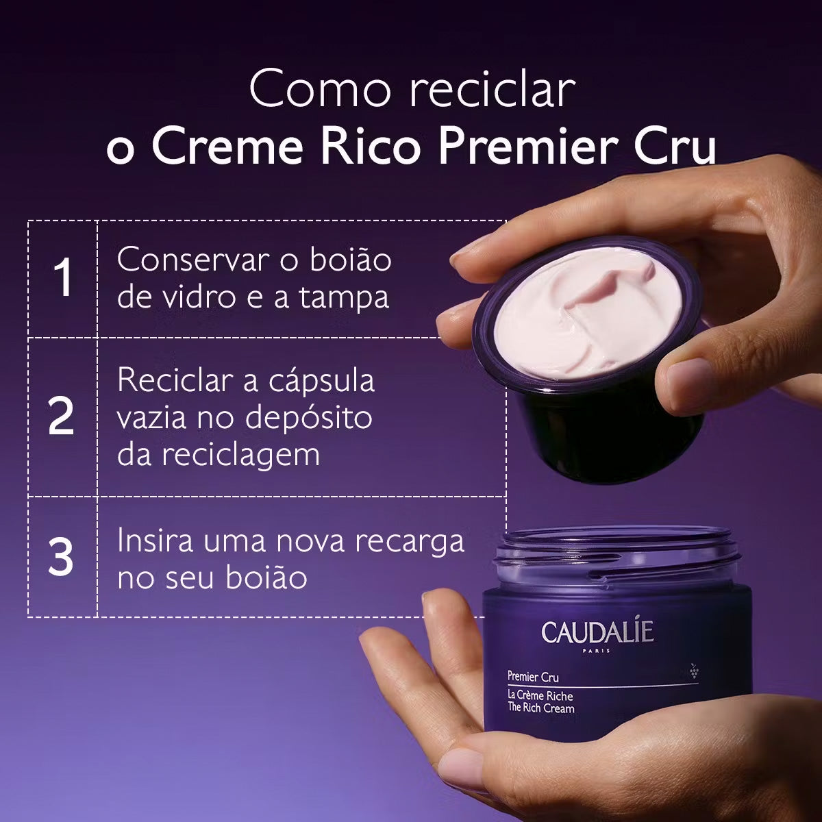 Caudalie Creme Rico Recarga Premier Cru