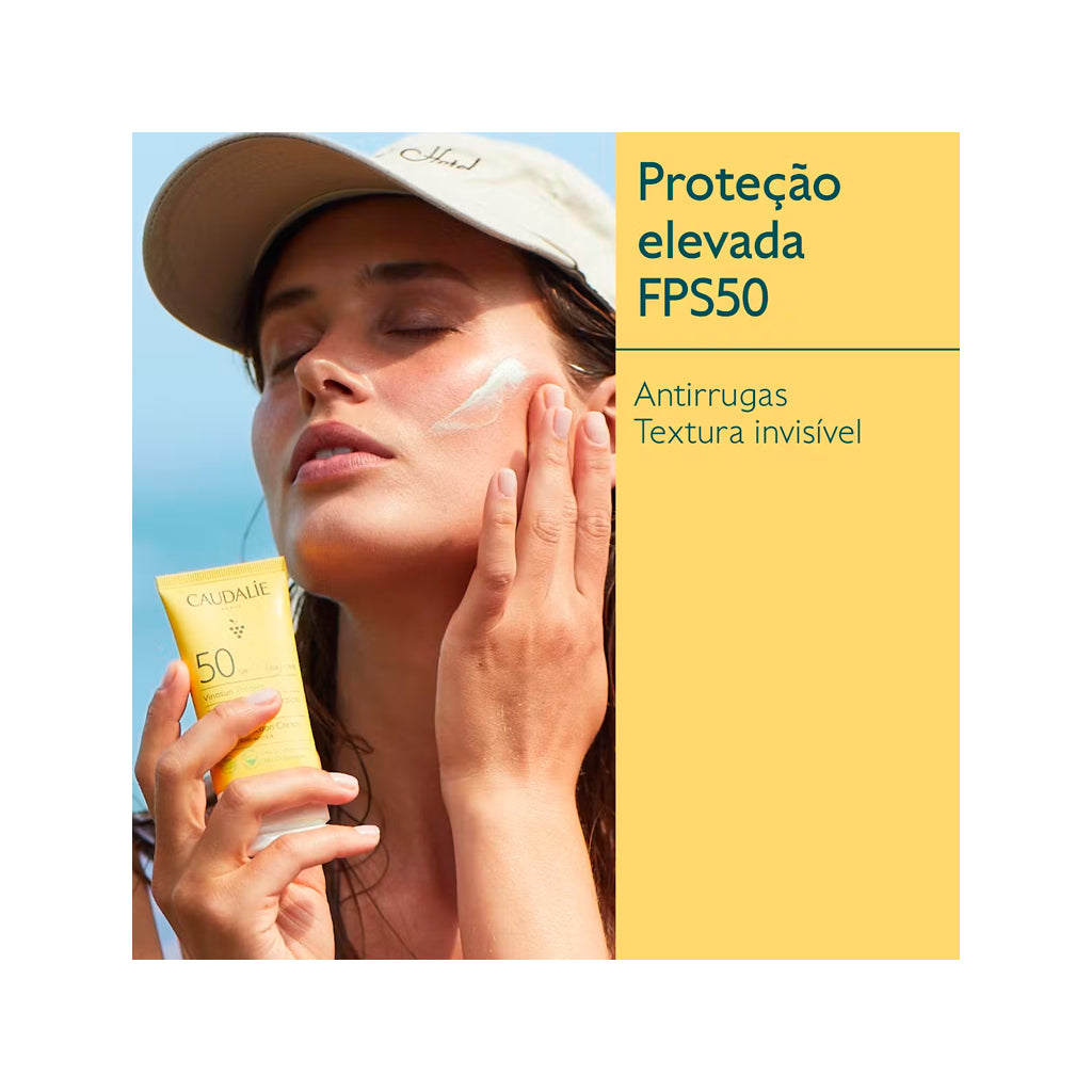 Caudalie Creme Rosto Vinosun FPS50