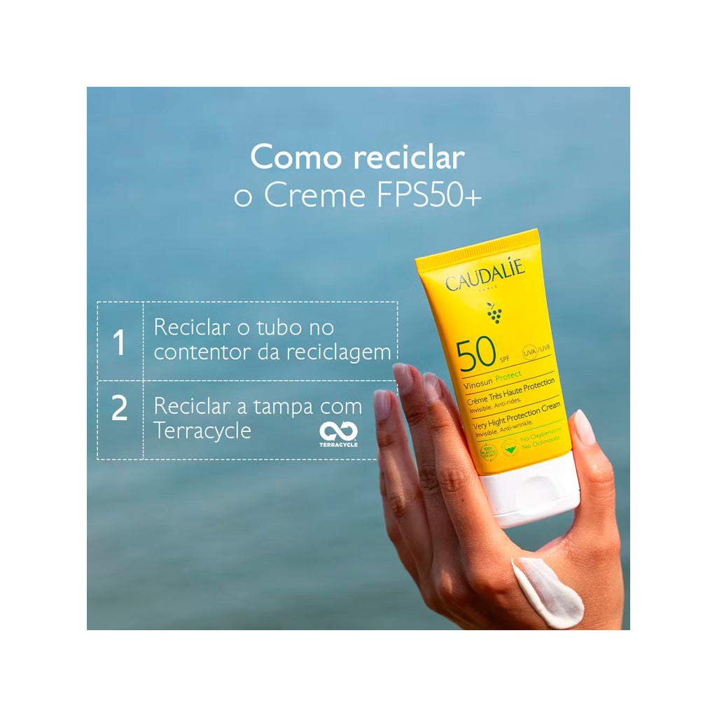 Caudalie Creme Rosto Vinosun FPS50