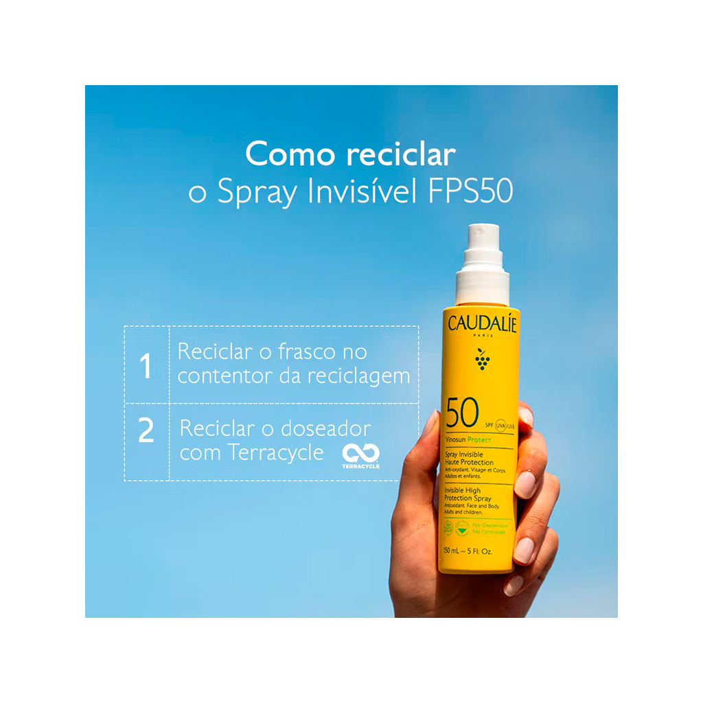 Caudalie Spray Invisível FPS50 Vinosun