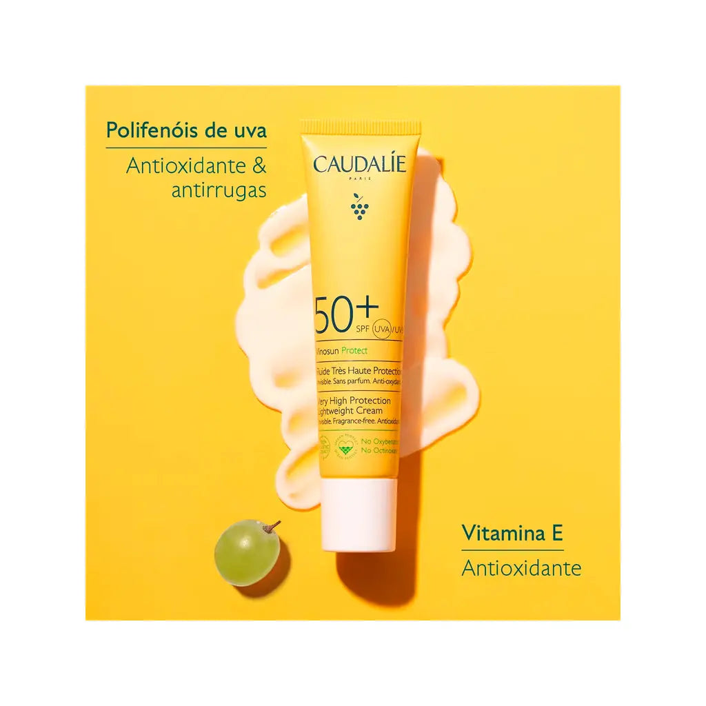 Caudalie Fluido de Rosto Vinosun FPS50 +