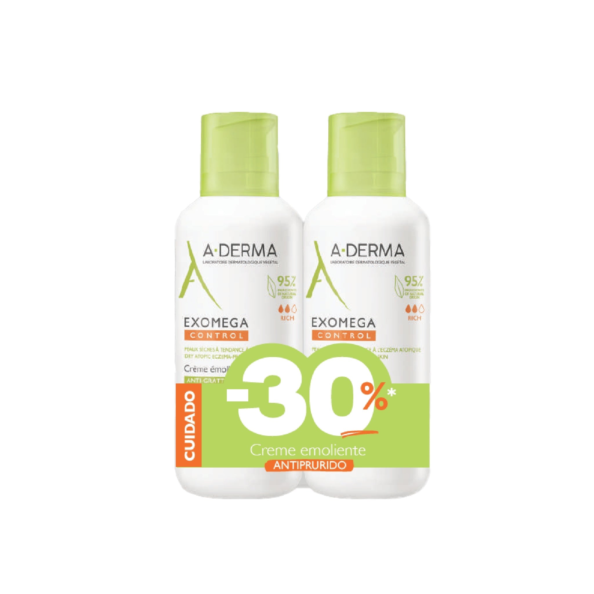 Exomega Control Duo Creme Emoliente Antiprurido, Preço Especial A-DERMA