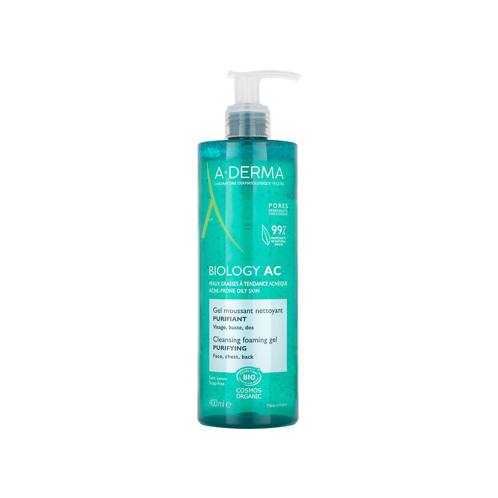 A-DERMA Gel Espuma de Limpeza Purificante Biology AC