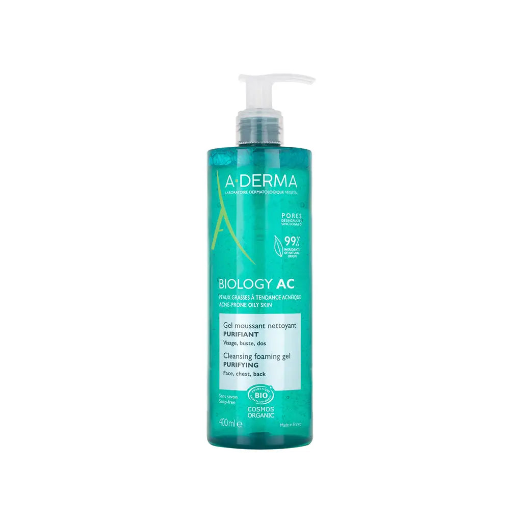 A-DERMA Gel Espuma de Limpeza Purificante Biology AC