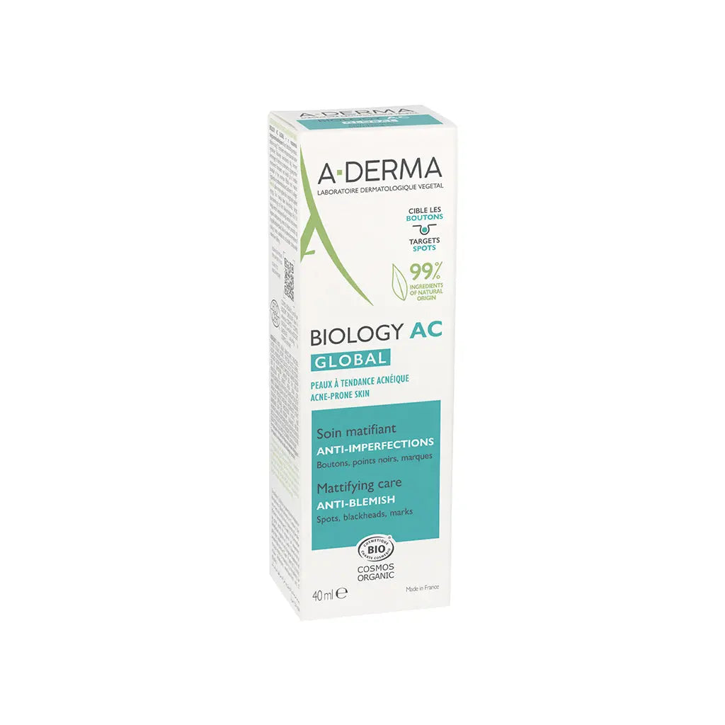 A-DERMA Creme Biology AC Global Creme Anti-imperfeições