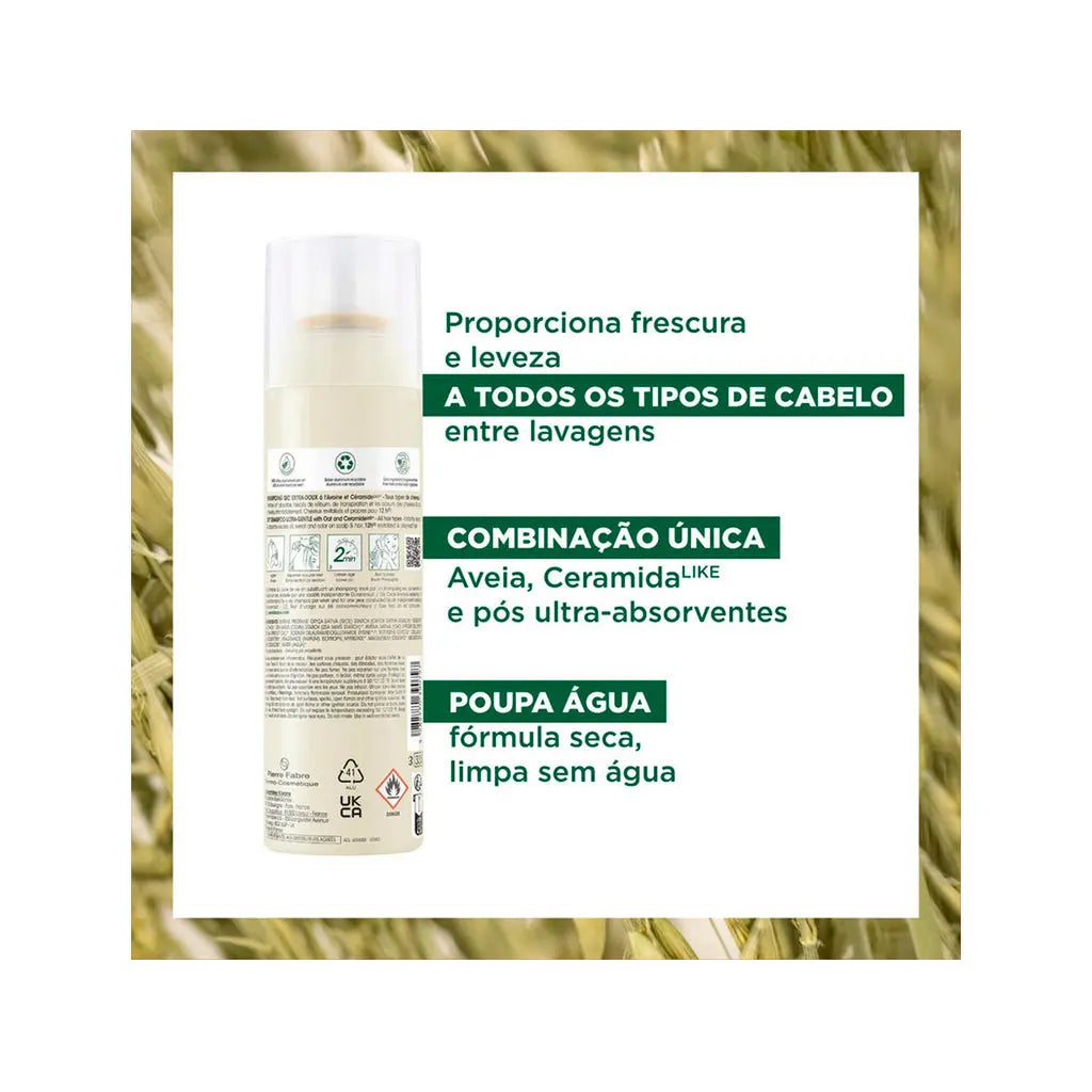 Klorane Champô Seco Aveia com Ceramidas