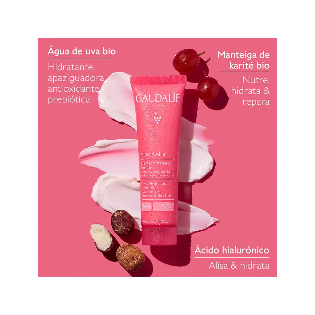 Caudalie VinoHydra Creme Hidratação Intensa Tubo