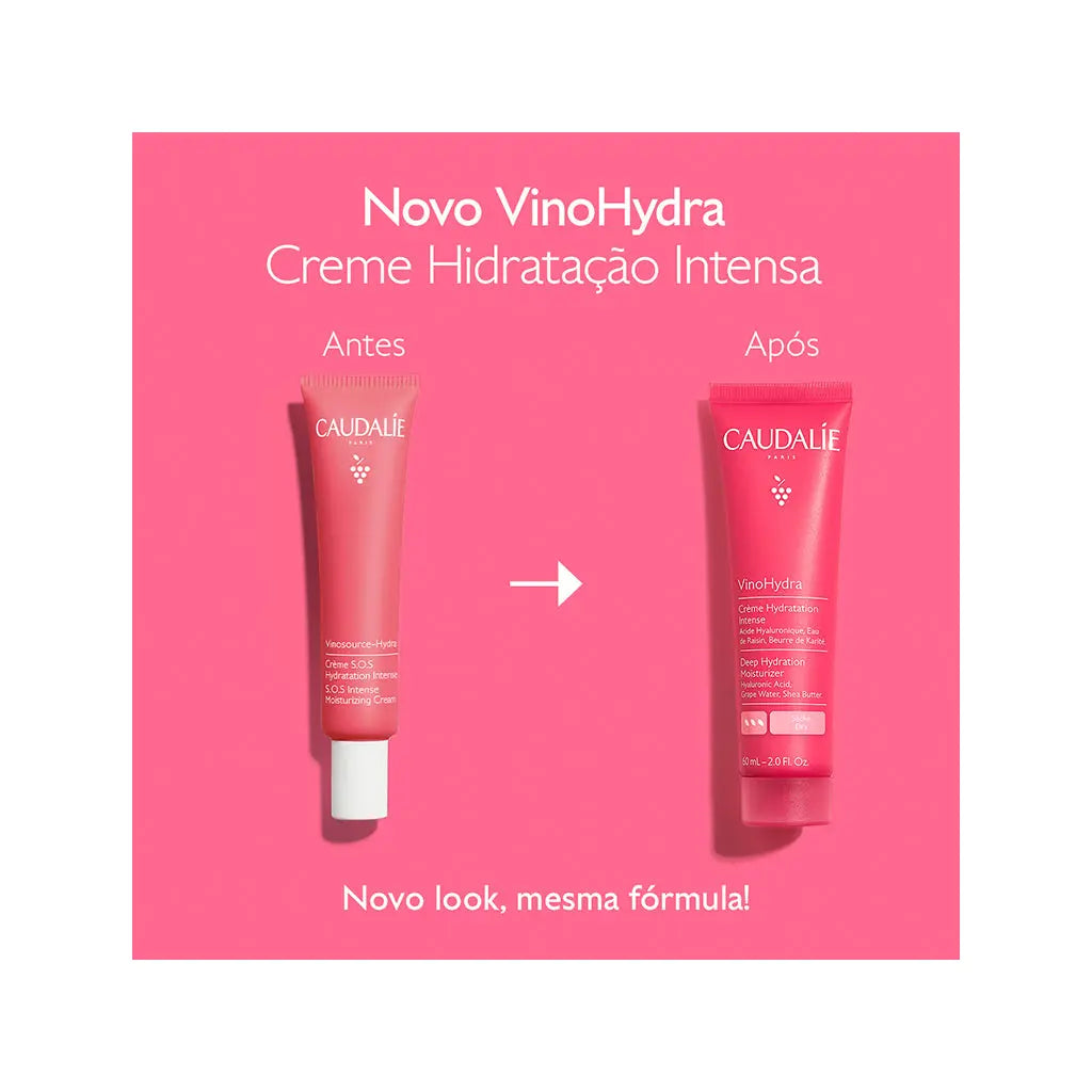 Caudalie VinoHydra Creme Hidratação Intensa Tubo
