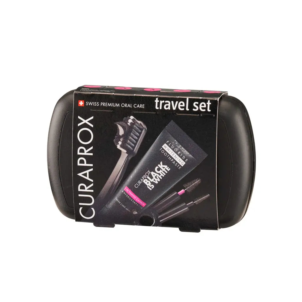 Kit de Viagem Black Is White CURAPROX