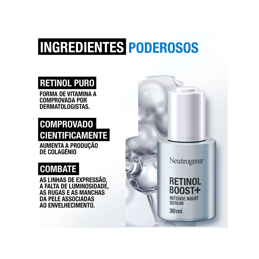 Neutrogena Retinol Boost+ Serum Intensivo de Noite