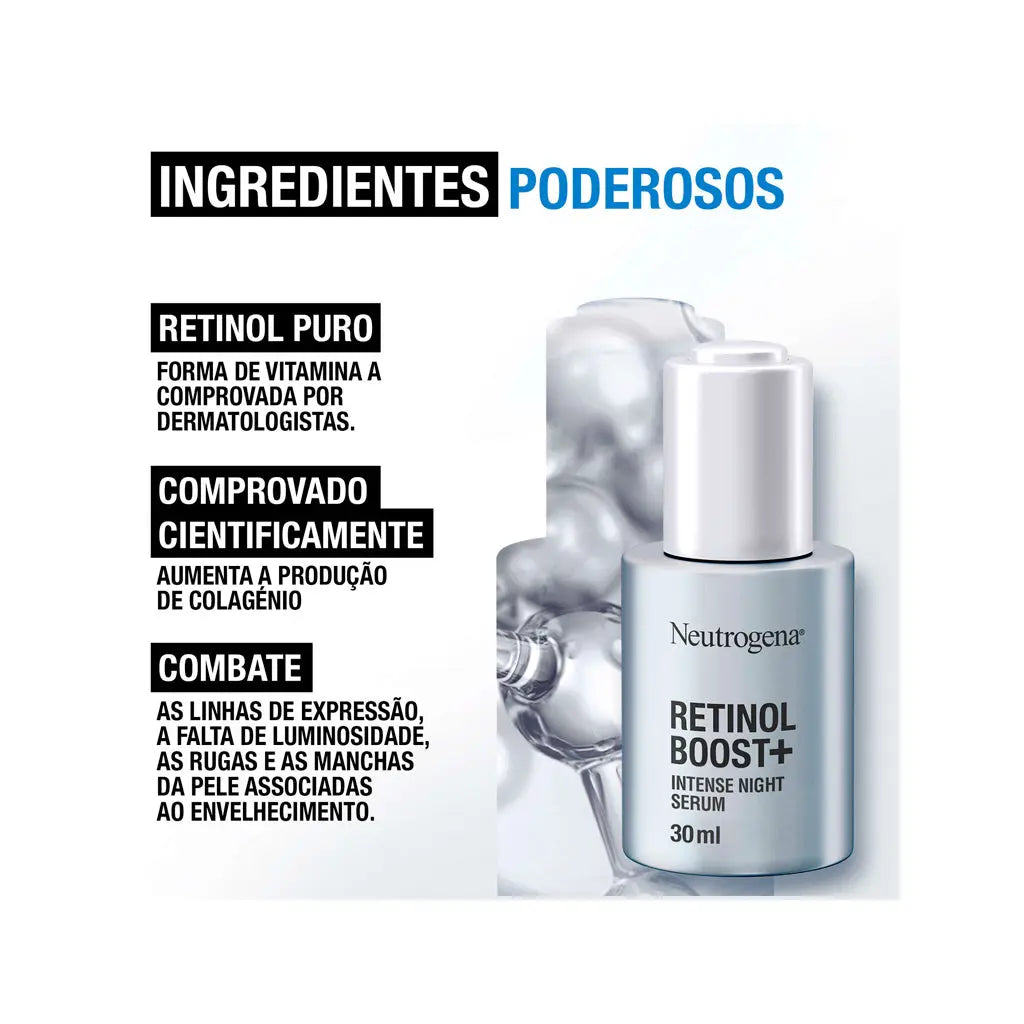 Neutrogena Retinol Boost+ Serum Intensivo de Noite