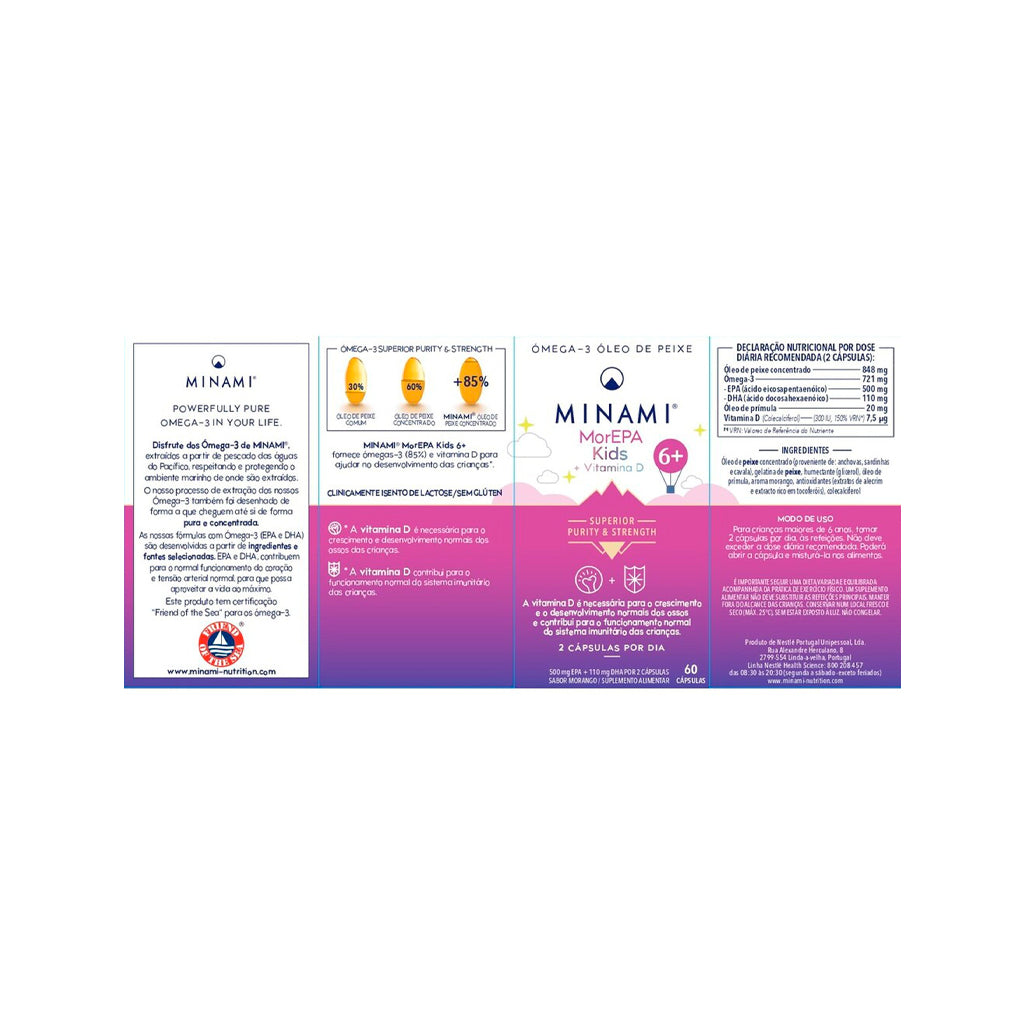 MorEPA Kids + Vitimina D Minami