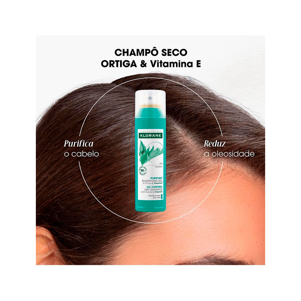 Klorane Champô Seco Ortiga com Vitamina E