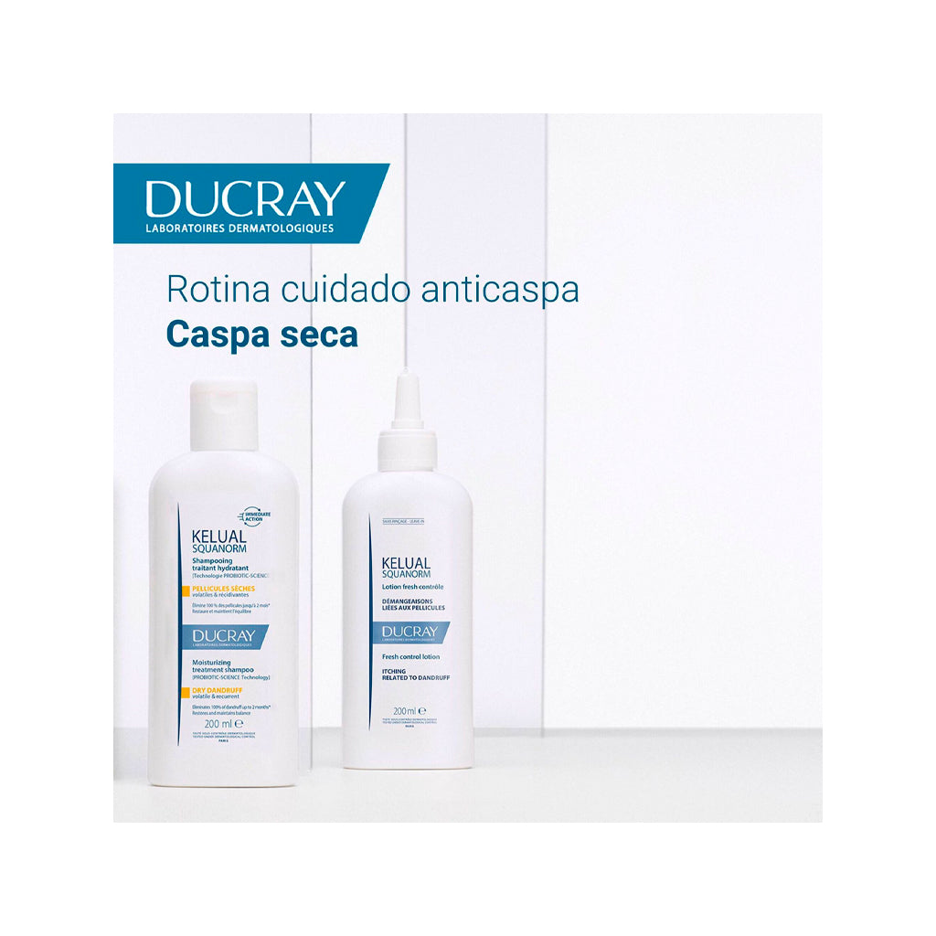 Ducray Kelual Squanorm Champô Caspa Seca