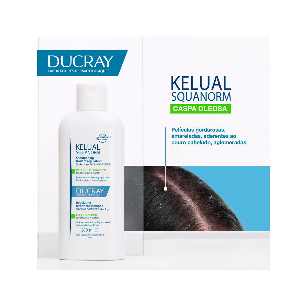 Ducray Kelual Squanorm Champô Caspa Oleosa - Love my Pharma