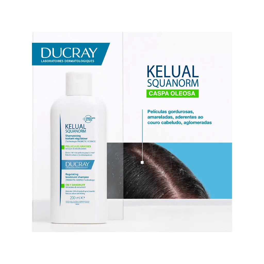 Ducray Kelual Squanorm Champô Caspa Oleosa