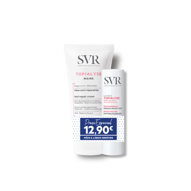 SVR Topialyse Creme de Mãos x2 - Oferta de stick labial - Love my Pharma