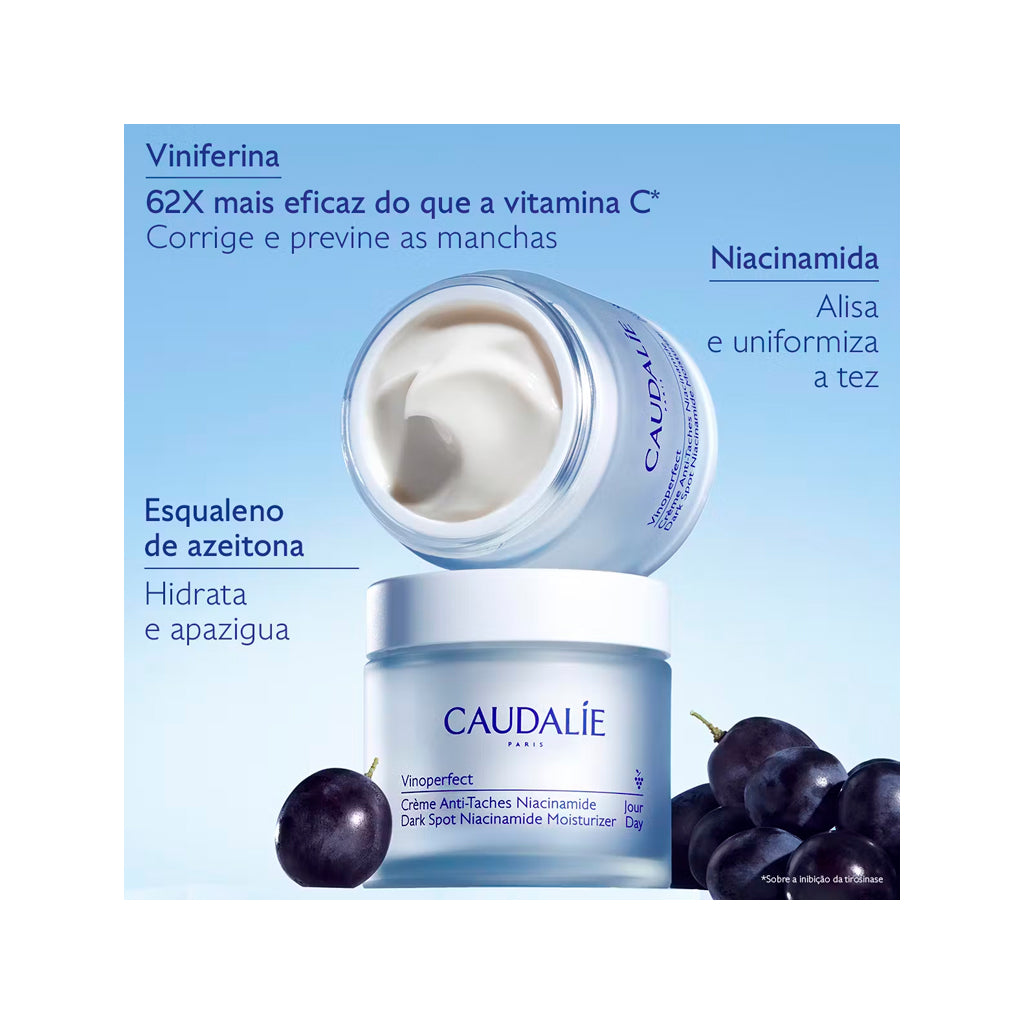 Caudalie Vinoperfect Creme de Dia Niacinamida Recarga