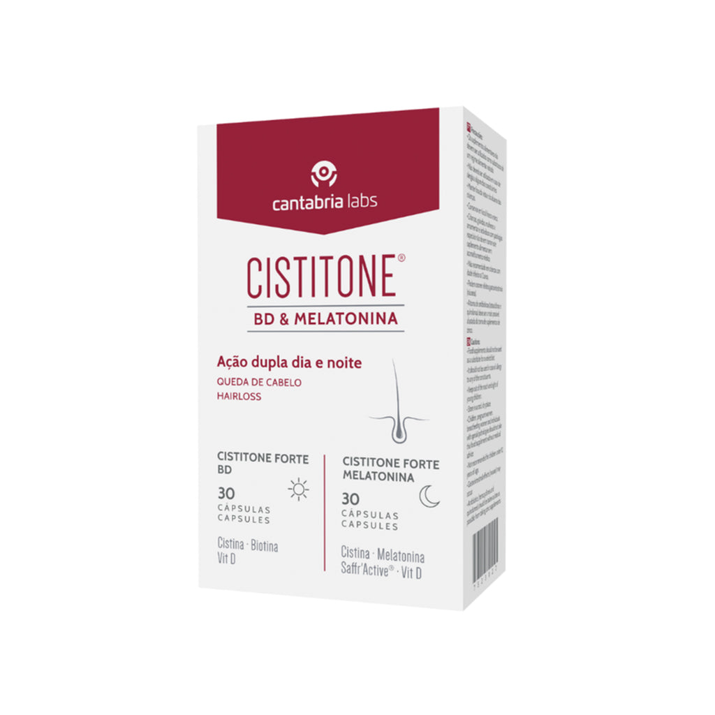 Cistitone Cápsulas Queda de Cabelo BD e Melatonina