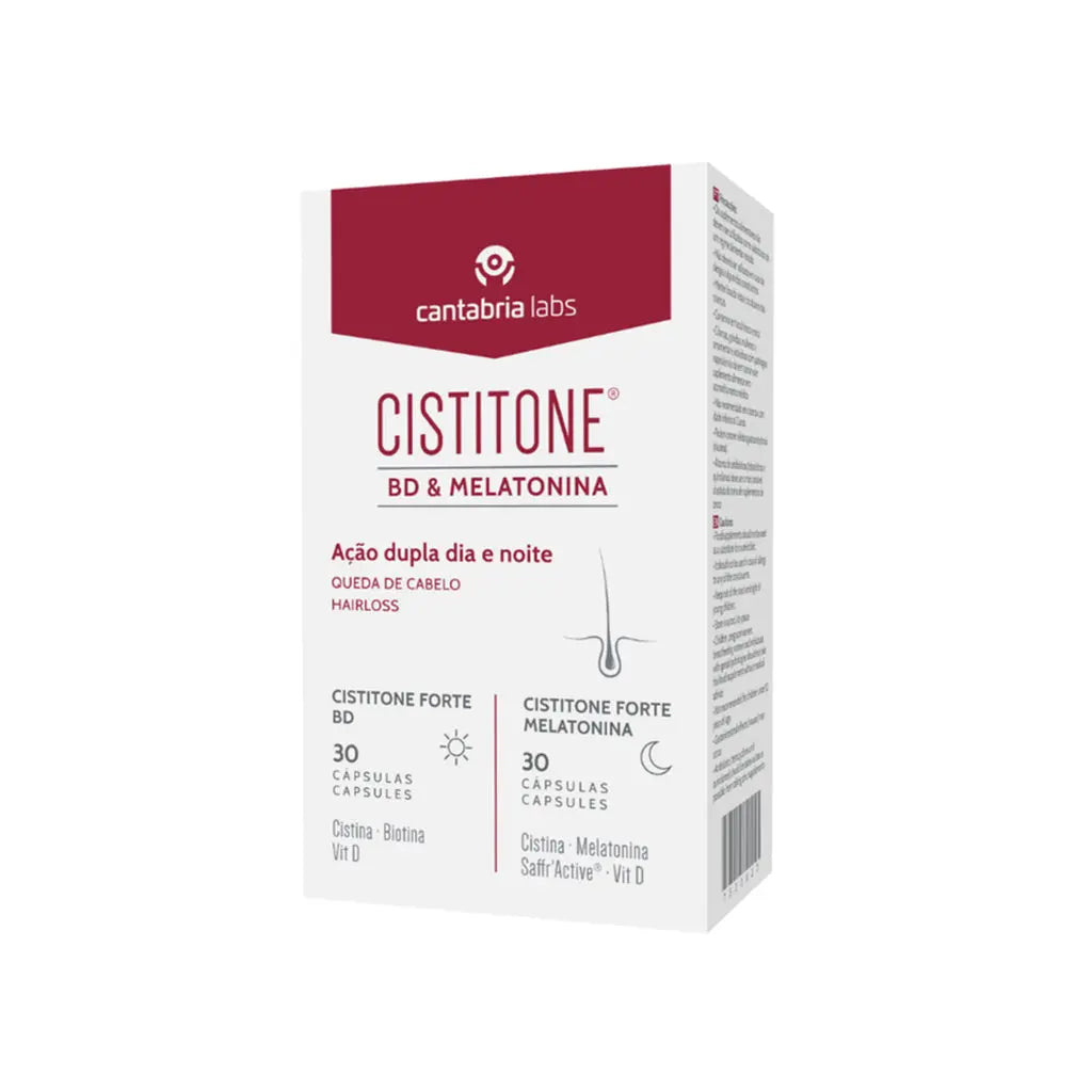 Cistitone Cápsulas Queda de Cabelo BD e Melatonina