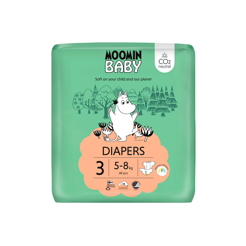 Fraldas Baby Diapers 5-8kg - Tamanho 3 Muumi