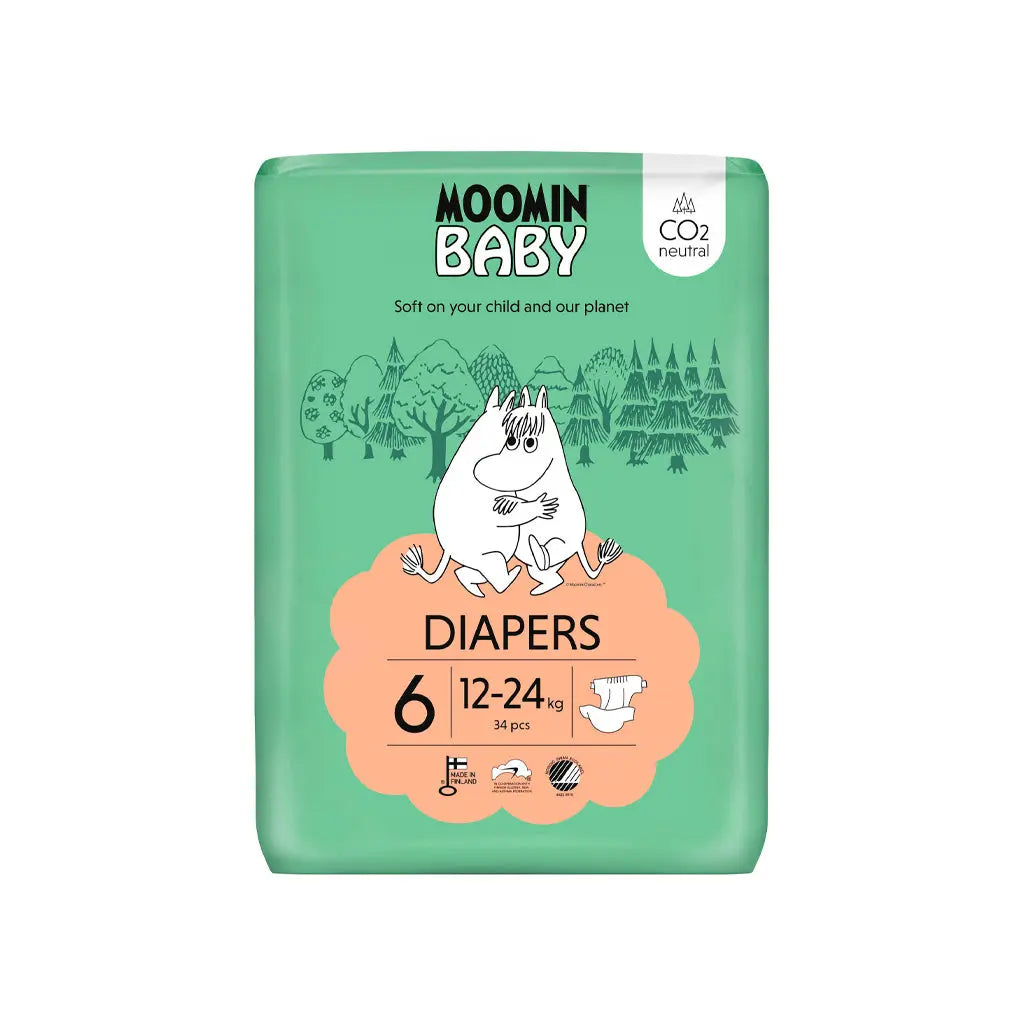 Muumi Fraldas Baby Diapers 12-24kg - Tamanho 6