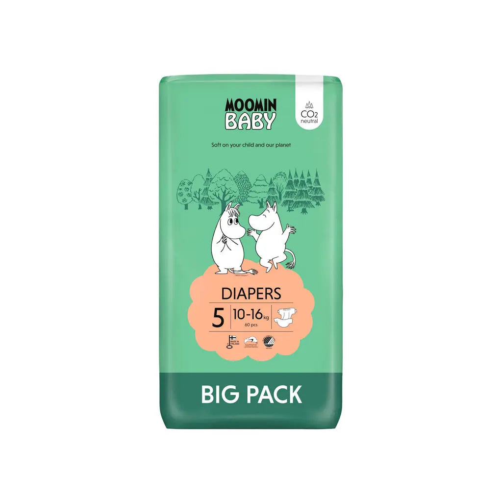 Muumi Fraldas Baby 10-16kg - Tamanho 5