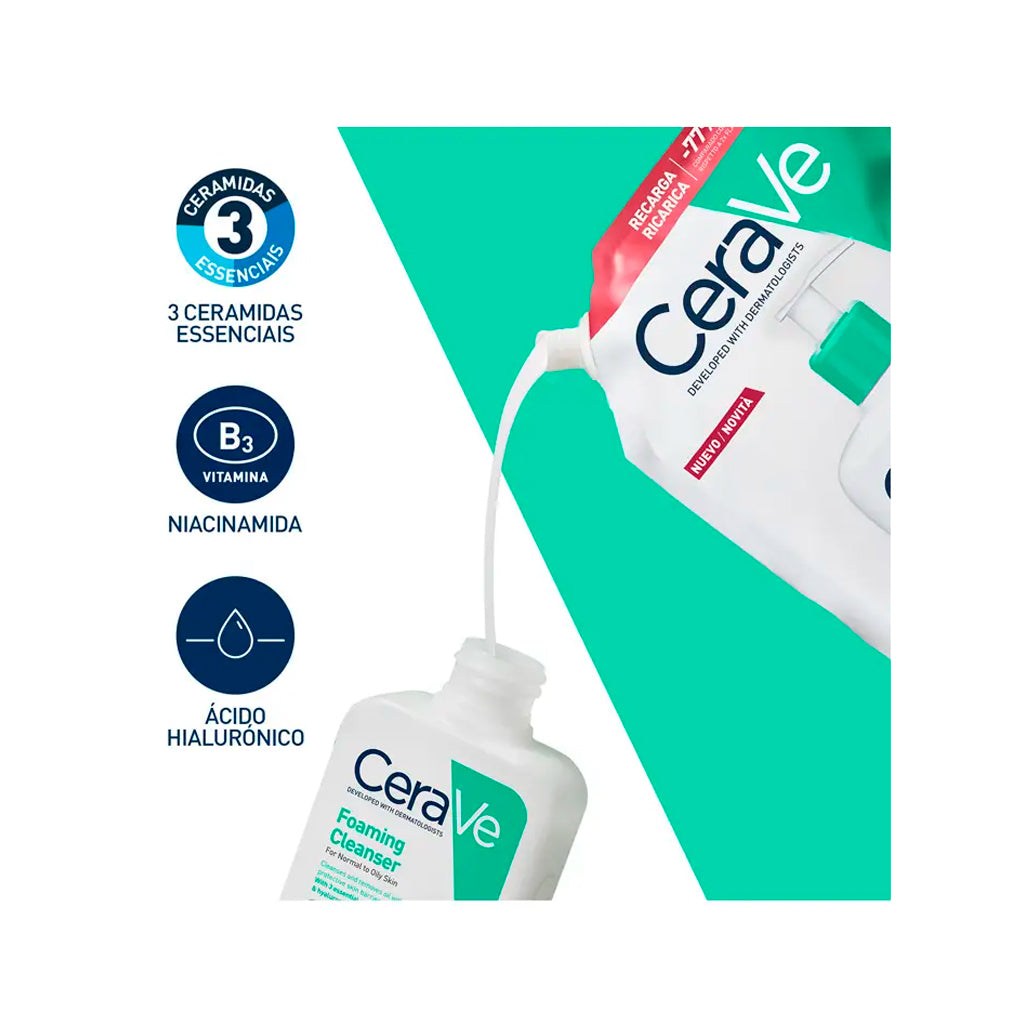 Cerave Gel-Espuma Limpeza Refill