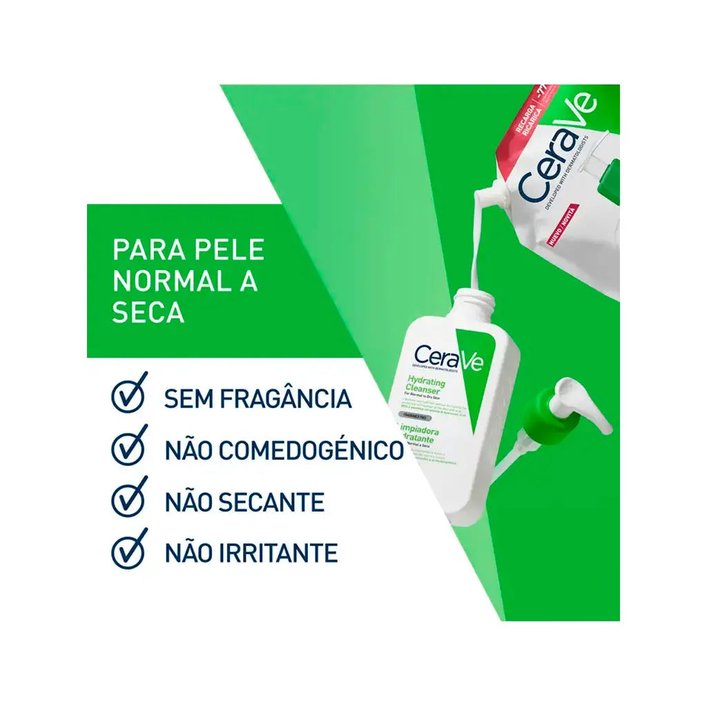 Cerave Creme Limpeza Hidratante Refill