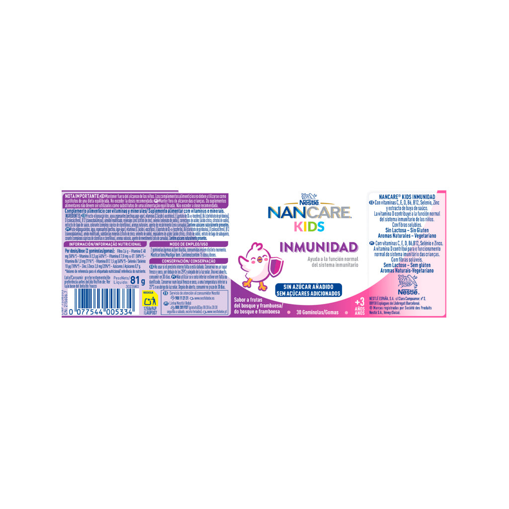 Nancare Kids Inmunidad Gominolas