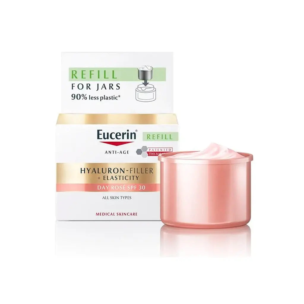 Eucerin Hyaluron-Filler + Elasticity Creme de Dia Rose FPS 30 Recarga