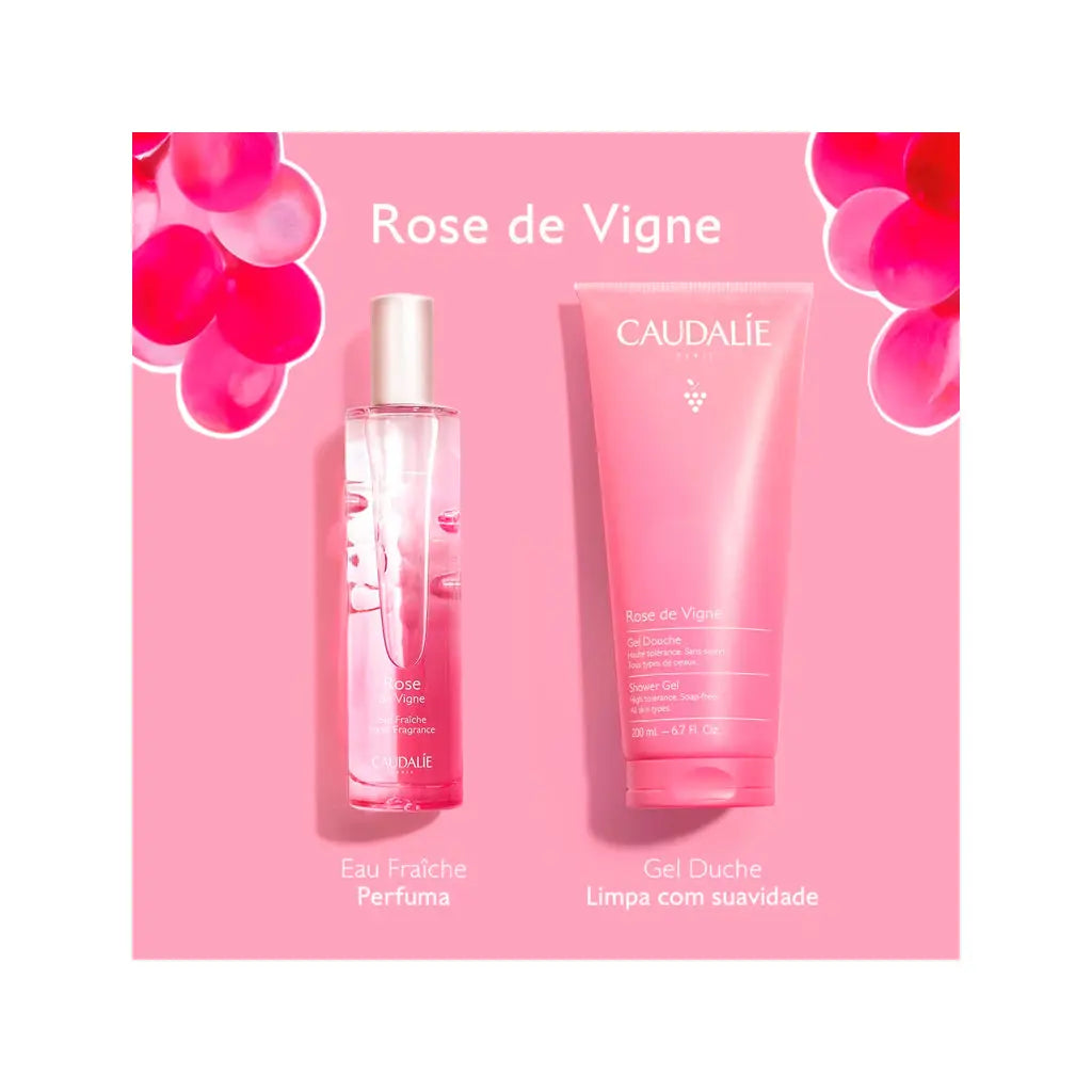 Caudalie Coffret Água Fresca Rose de Vignes