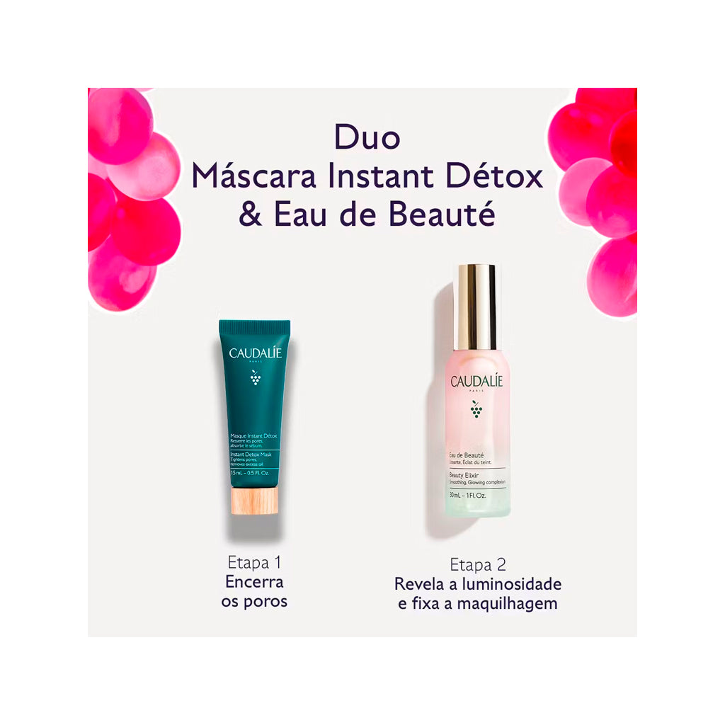 Caudalie Duo Eau Beauté e Máscara Detox