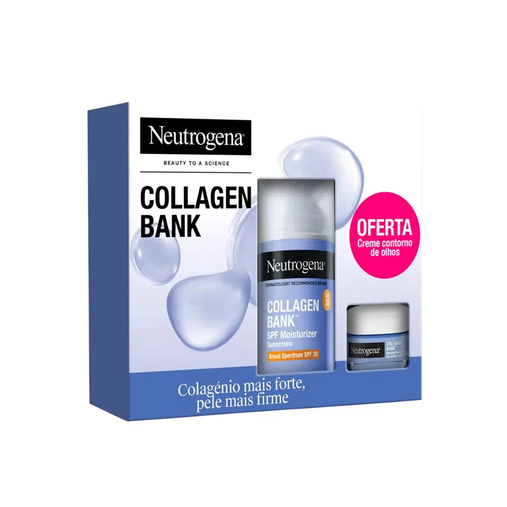 Neutrogena Coffret Collagen Bank Creme SPF30 + Gel Creme Olhos