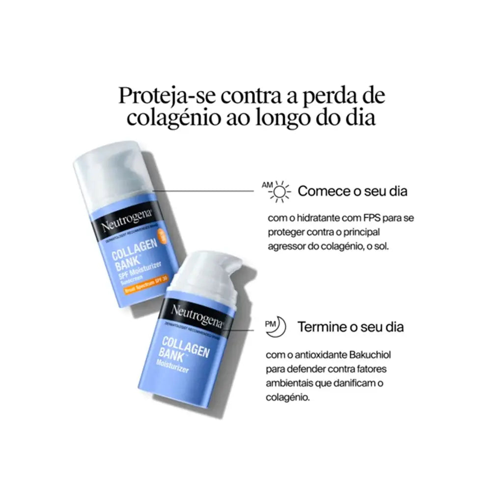 Neutrogena Coffret Collagen Bank Creme SPF30 + Gel Creme Olhos