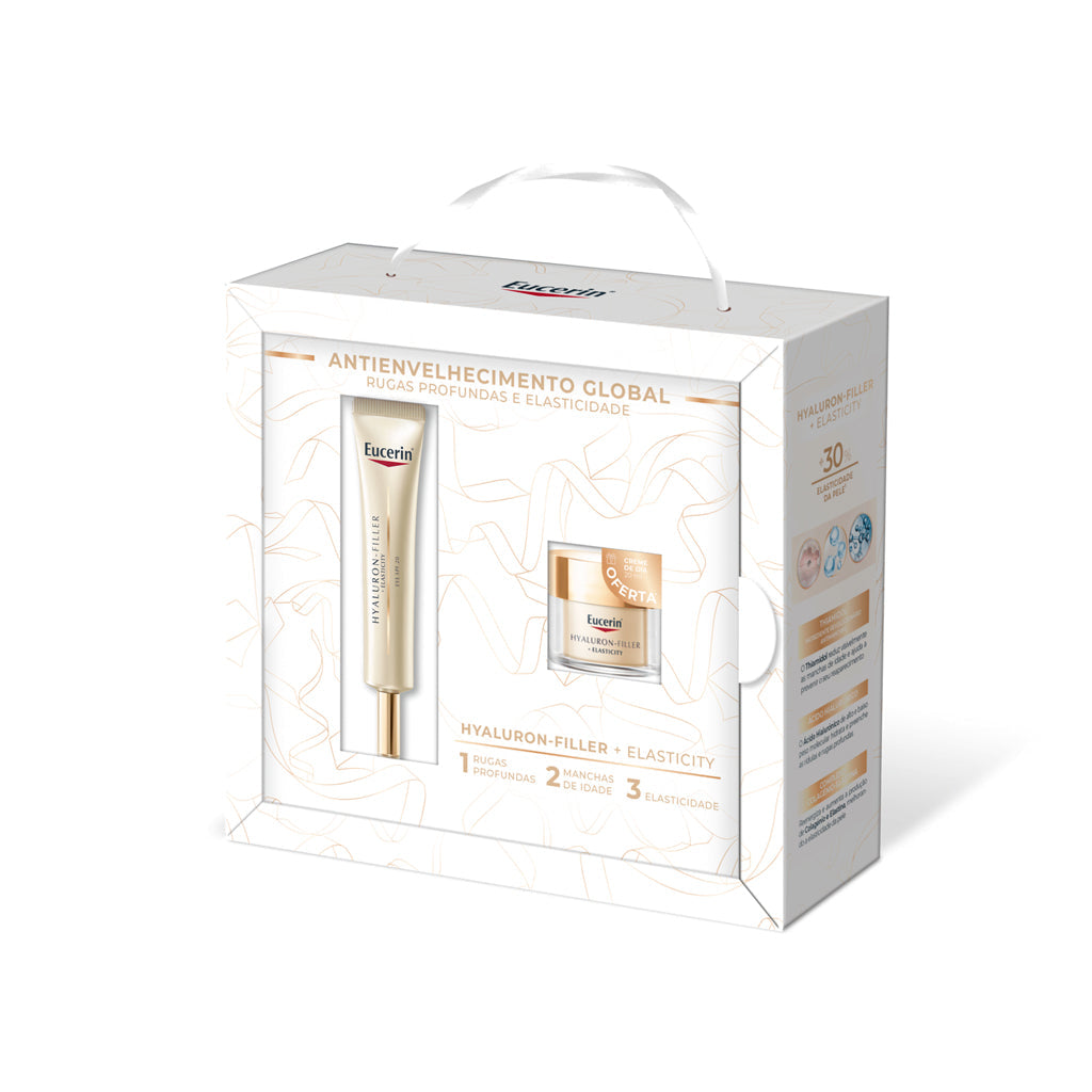 Eucerin Coffret HF Elasticity Creme Olhos + Of. Creme Dia