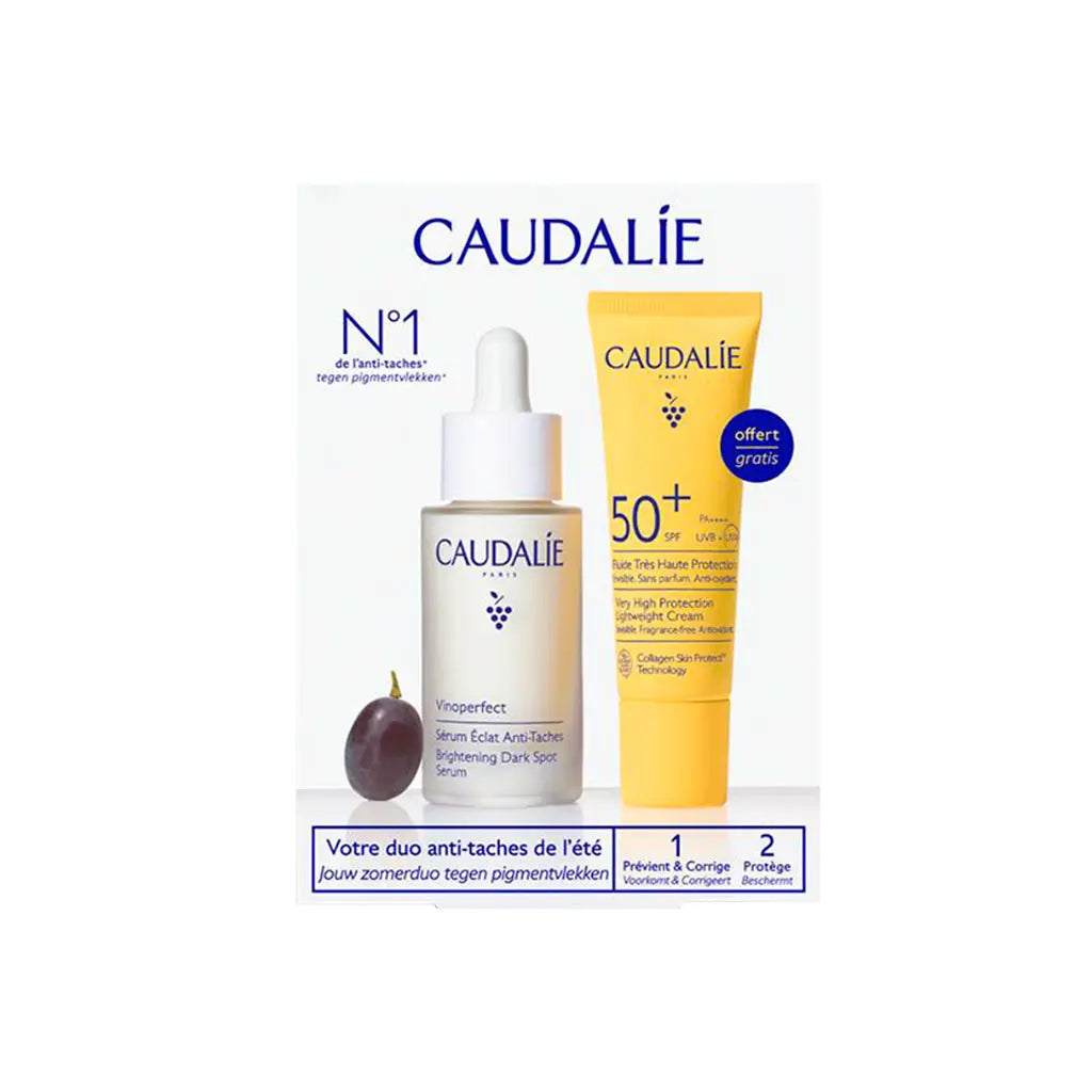 Vinoperfect Coffret Antimanchas Sérum + Solar Caudalie