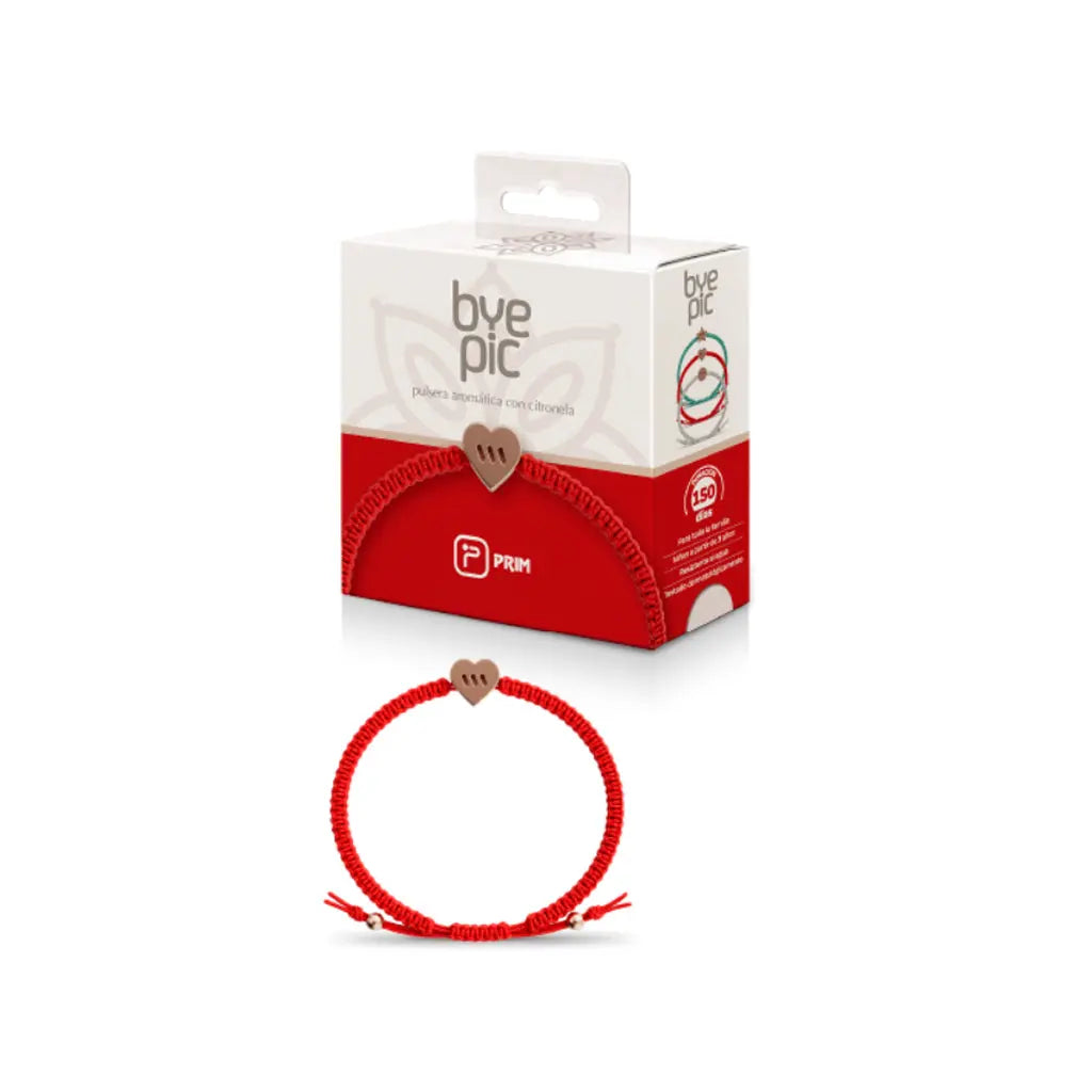 Pulseira Citronela Adulto Nós Vermelho