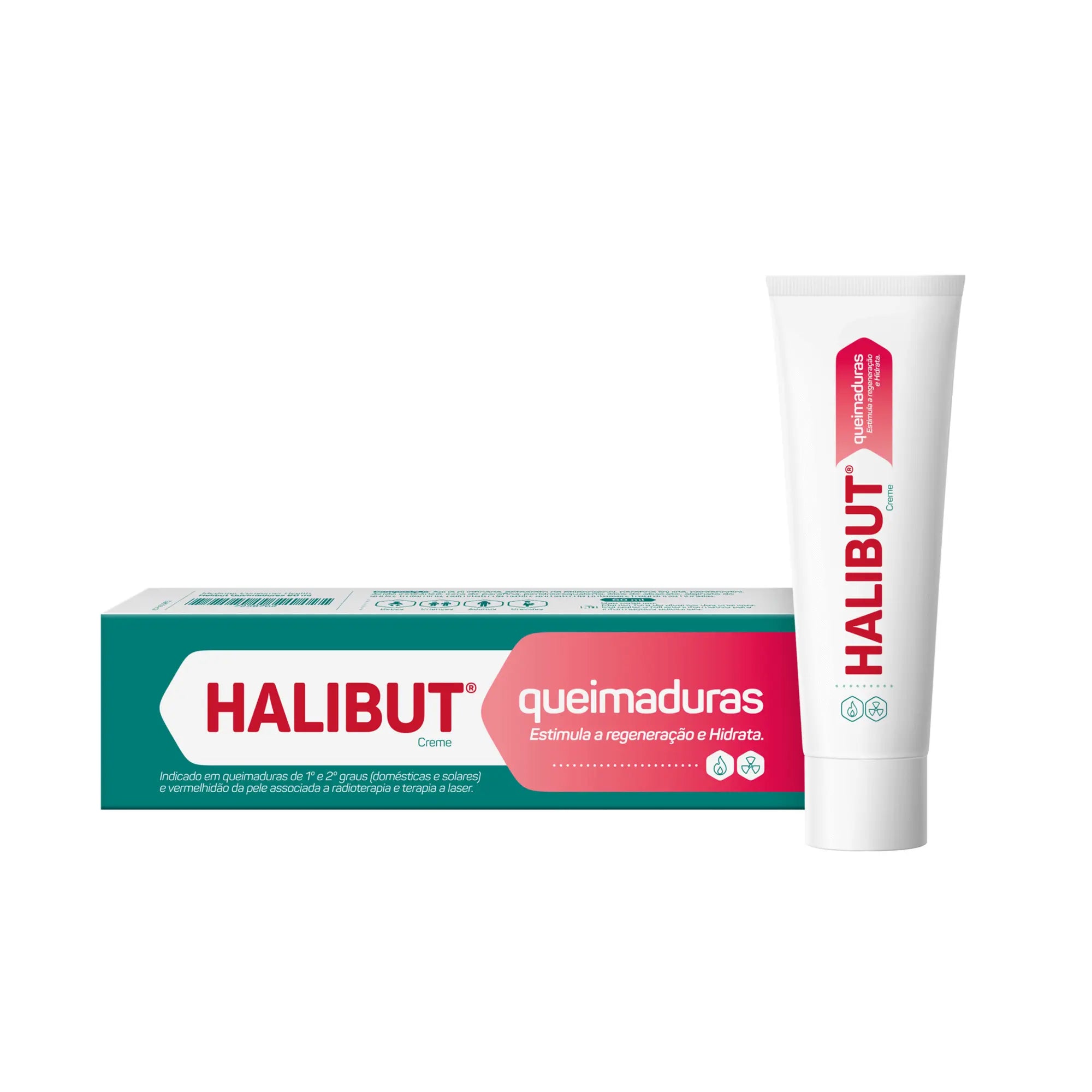 Halibut Halibut Queimaduras Creme