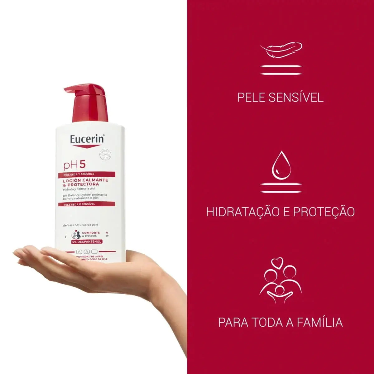Eucerin Loção Hidratante Pele Seca e Sensível pH5