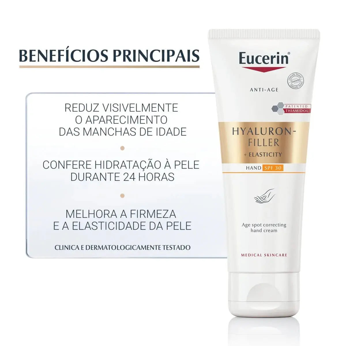 Eucerin Creme de Mãos Anti Idade Hyaluron-Filler + Elasticity