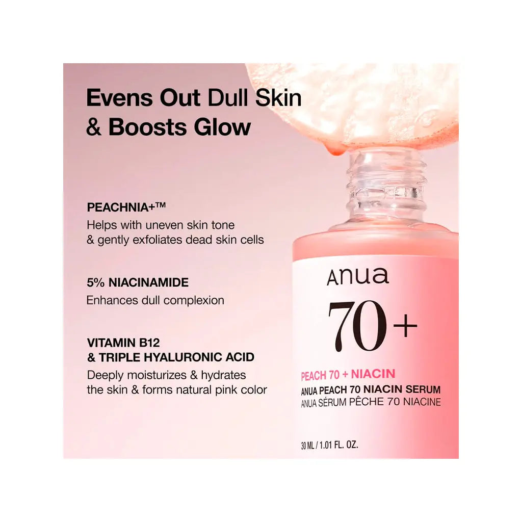 Anua Peach 70% Niacinamide Serum | Love my Pharma
