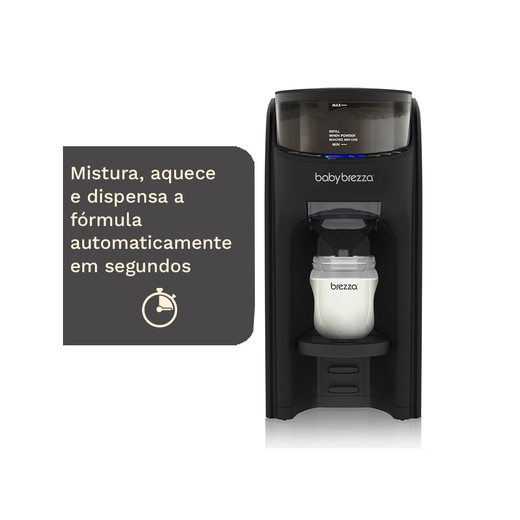 Preparador Automático Biberões - "Formula Pro Advanced" Preto Baby Brezza