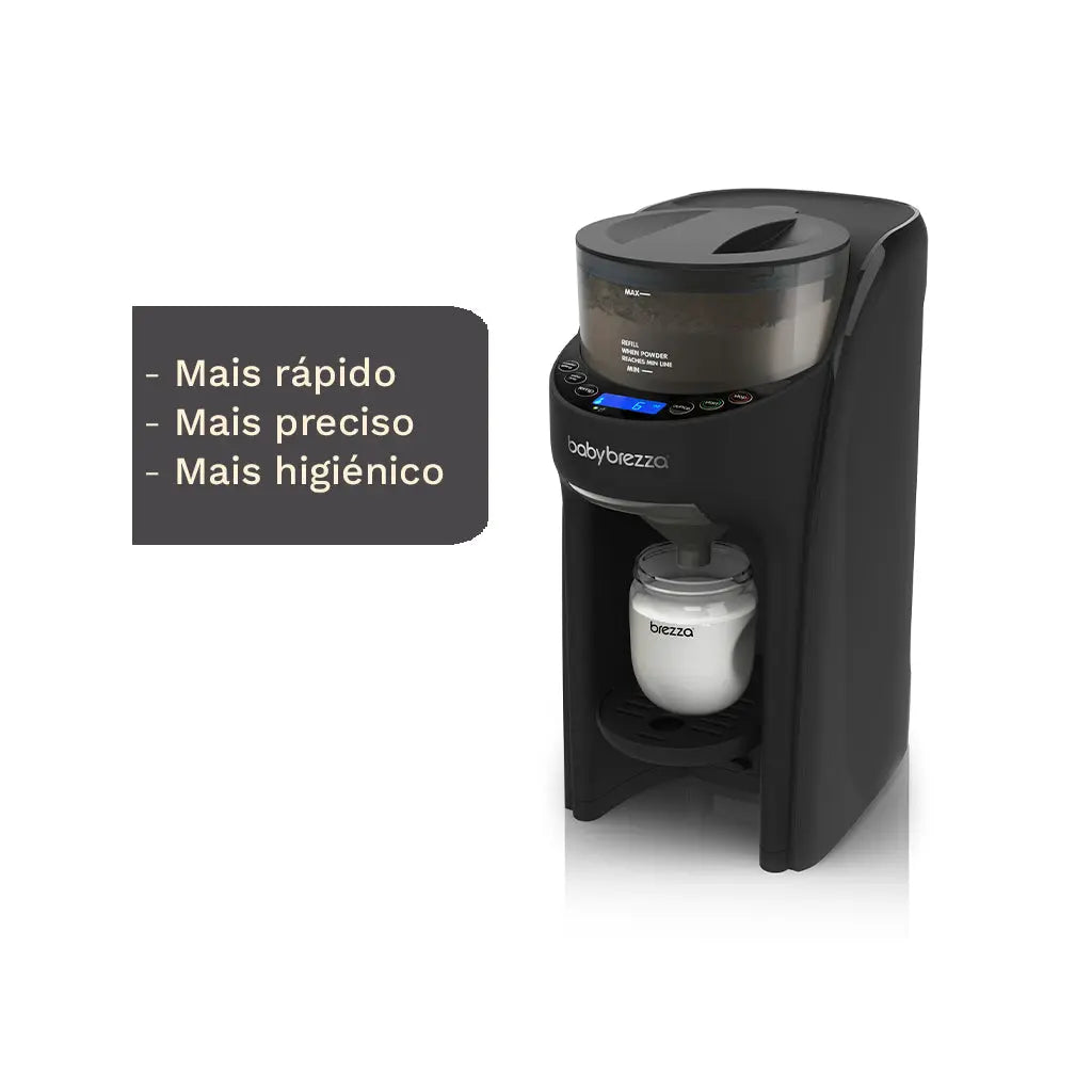 Preparador Automático Biberões - "Formula Pro Advanced" Preto Baby Brezza