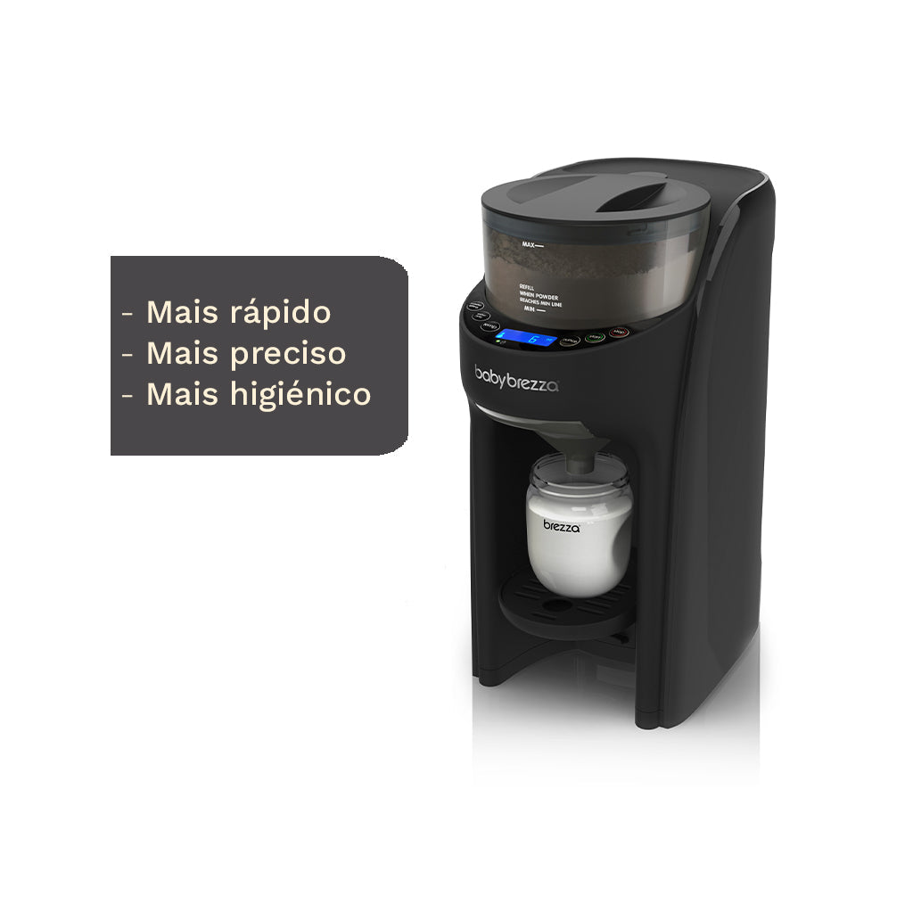 Preparador Automático Biberões - "Formula Pro Advanced" Preto Baby Brezza