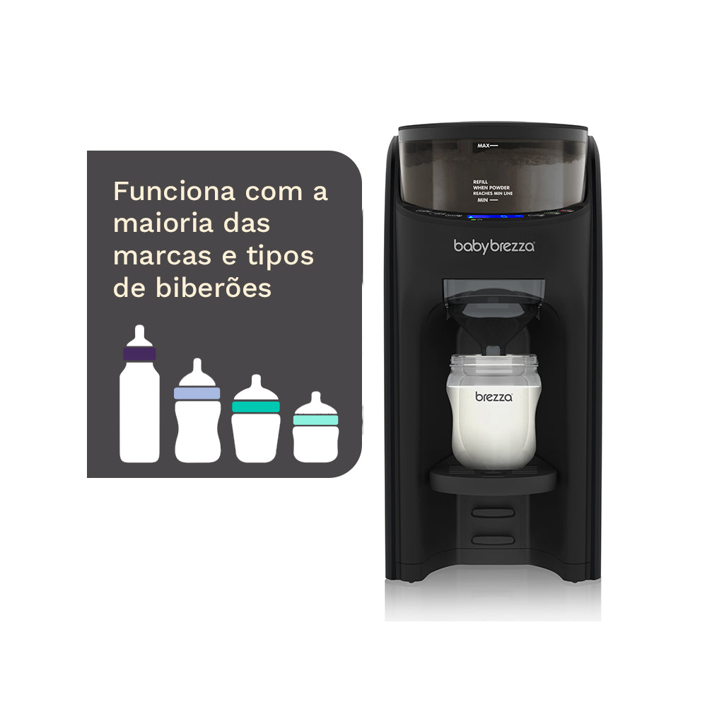 Preparador Automático Biberões - "Formula Pro Advanced" Preto Baby Brezza
