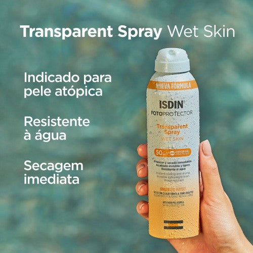 ISDIN Fotoprotector Transparente Spray WetSkin SPF50