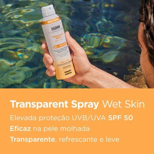 ISDIN Fotoprotector Transparente Spray WetSkin SPF50