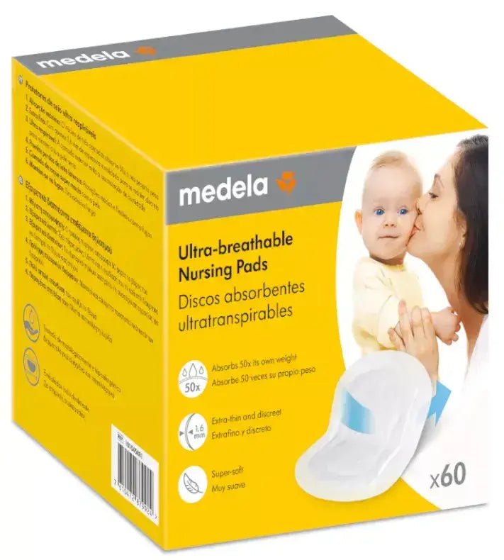 Medela Protetores de Seios Descartáveis - Discos Ultra Respiráveis