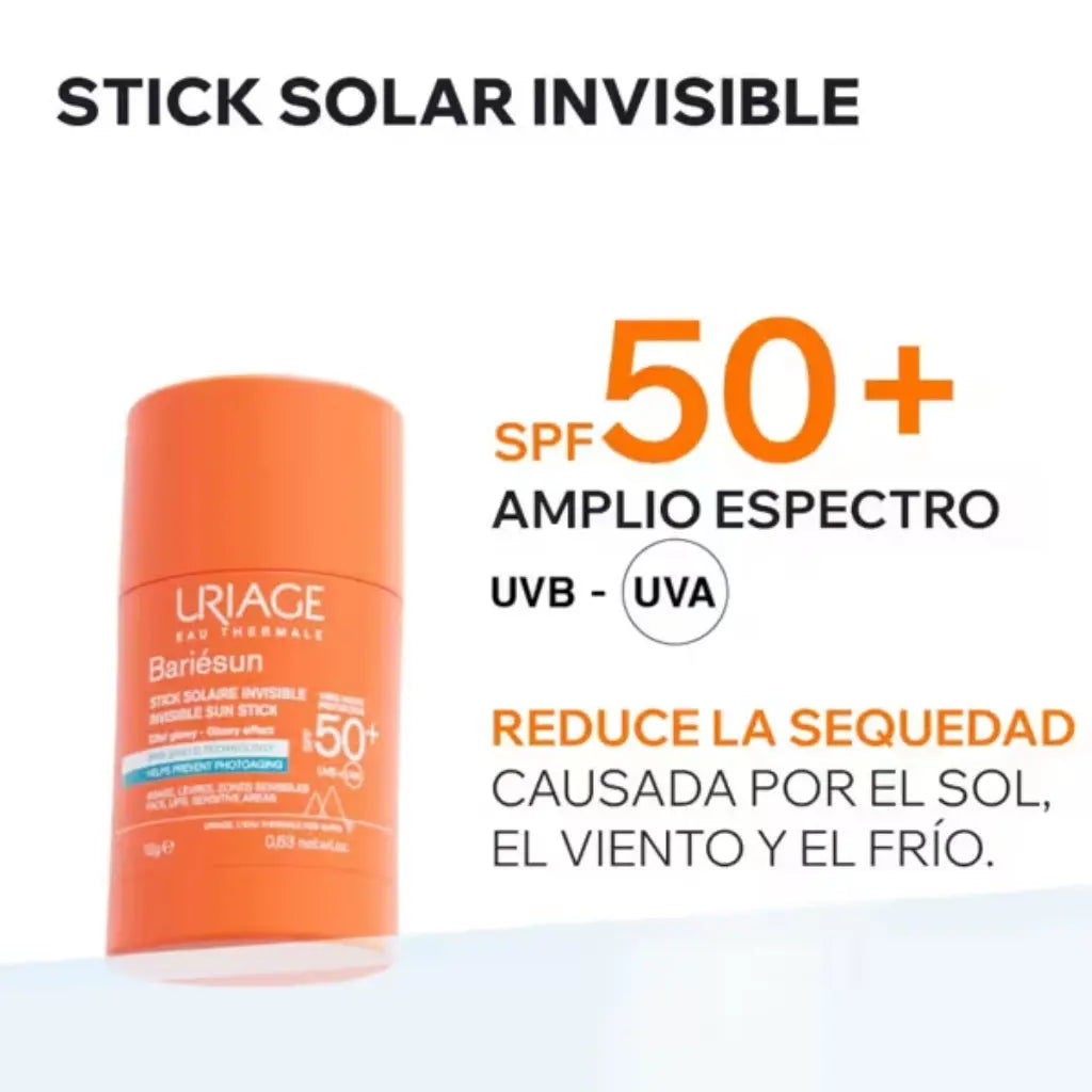 Uriage Bariésun Unsichtbarer Sonnenschutz-Stick LSF 50+